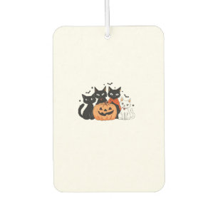 Halloween Black Cats Long Sleeve T-Shirt Air Freshener