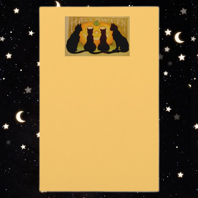 Halloween Black Cats Stationary Stationery (Creator Uploaded)