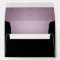 Halloween Black Rose Purple Wedding Envelope