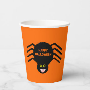 Halloween Black Spider Paper Cups