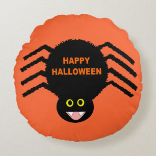 Halloween Black Spider Pillow