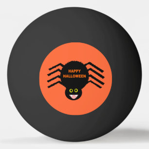 Halloween Black Spider Ping Pong Ball