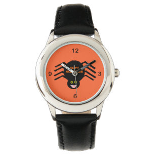 Halloween Black Spider Watch