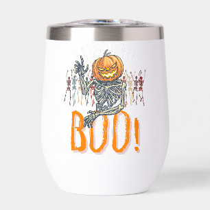 Halloween blanc et orange de marque personnalisée