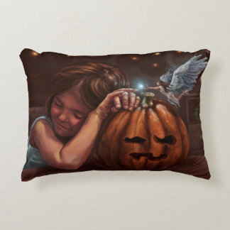 Halloween blessing accent pillow