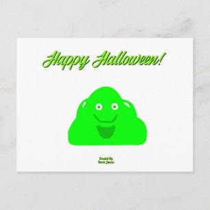 Halloween Blob Postcard