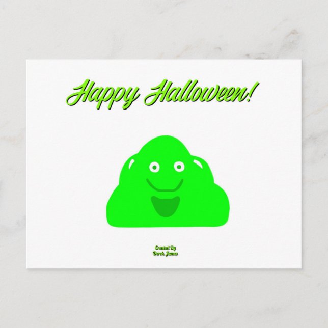 Halloween Blob Postcard (Front)
