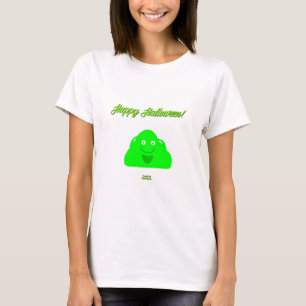 Halloween Blob Women's White Basic T Shirt