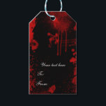 Halloween Blood Splatters Costume Party Gothic Gift Tags<br><div class="desc">Halloween Blood Splatters Costume Party Gothic Gift Tags. Customize however you want.</div>