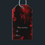 Halloween Blood Splatters Costume Party Gothic Gift Tags<br><div class="desc">Halloween Blood Splatters Costume Party Gothic Gift Tags. Customize however you want.</div>
