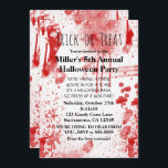 Halloween Blood Splatters Costume Party Invitation<br><div class="desc">Halloween Blood Splatters Costume Party Invitation.</div>