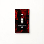 Halloween Blood Splatters Dark Gothic Light Switch Cover<br><div class="desc">Halloween Blood Splatters Dark Gothic Light Switch Cover.</div>