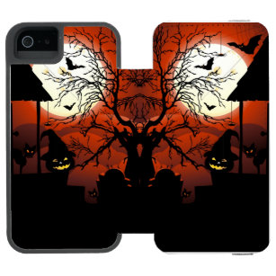 Halloween Bloody Moonlight Nightmare Incipio Watson™ iPhone 5 Wallet Case