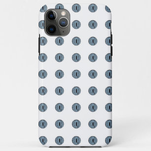 Halloween Blue Polka Dot Eyes iPhone 11 Pro Max Case
