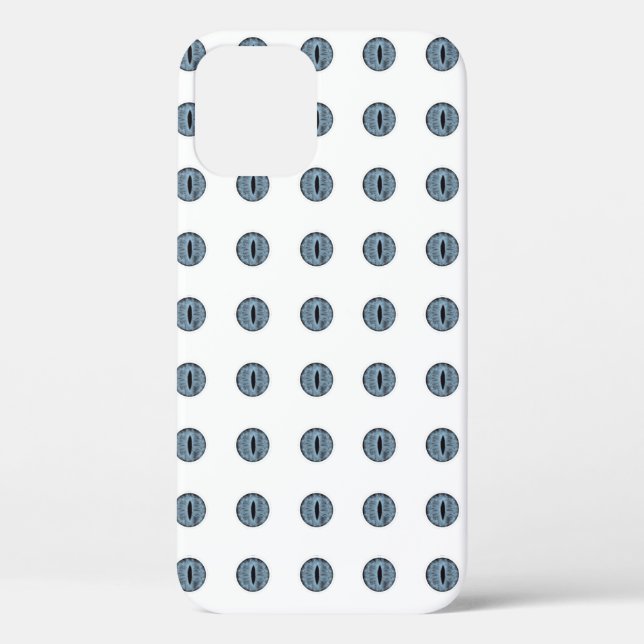 Halloween Blue Polka Dot Eyes Case-Mate iPhone Case (Back)