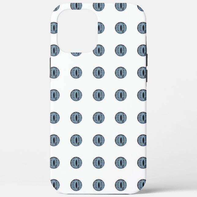 Halloween Blue Polka Dot Eyes Case-Mate iPhone Case (Back)