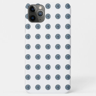 Halloween Blue Polka Dot Eyes iPhone 11 Pro Max Case