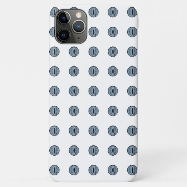 Halloween Blue Polka Dot Eyes Case-Mate iPhone Case (Back)