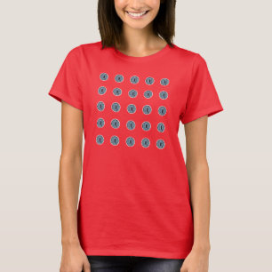 Halloween Blue Polka Dot Eyes T-Shirt