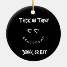 Halloween Boire ou Manger Ornement