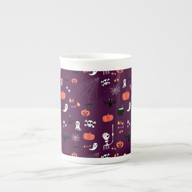 Halloween Bone China Mug (Front)