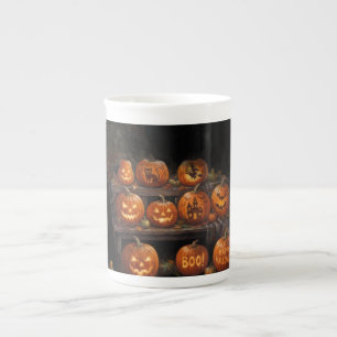 Halloween Bone China Mug