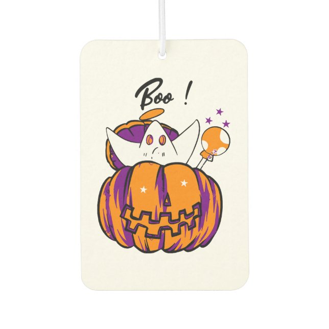 Halloween Boo                         Air Freshener (Front)