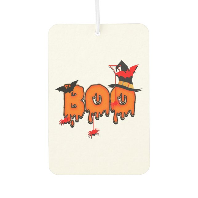 HALLOWEEN Boo             Air Freshener (Front)