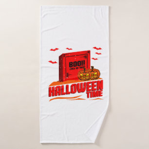 Halloween Boo                             Bath Towel