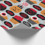 Halloween BOO Birthday Add Name Pumpkins Cupcakes Wrapping Paper<br><div class="desc">Halloween BOO Birthday Add Name Pumpkins Cupcakes Wrapping Paper</div>
