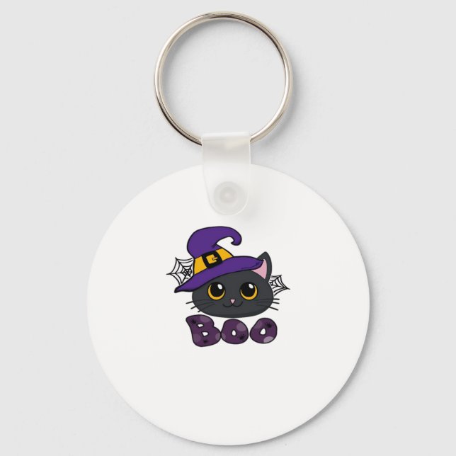 Halloween Boo Boo Crew Classic T-Shirt Keychain (Front)