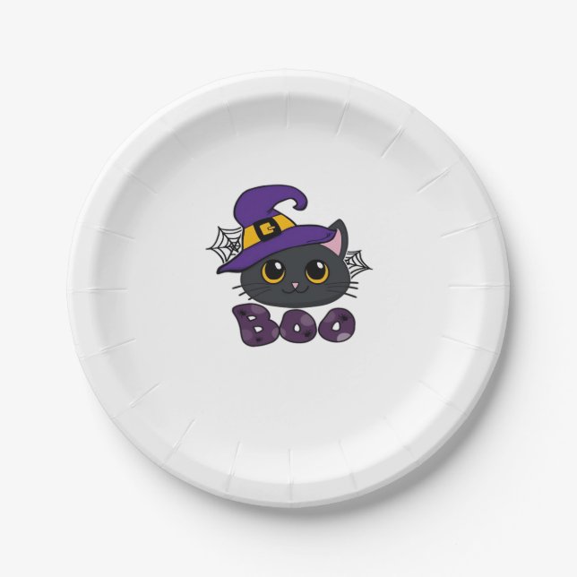 Halloween Boo Boo Crew Classic T-Shirt Paper Plate (Front)