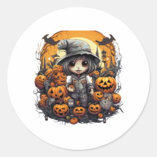 Halloween Boo Boo Crew Ghost ER Nurse Exploration Classic Round Sticker