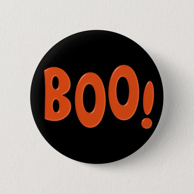 Halloween Boo Button (Front)