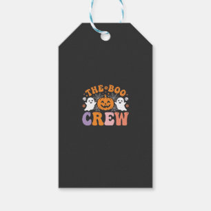 Halloween Boo Crew Ghost Pumpkin Design_1 Gift Tags