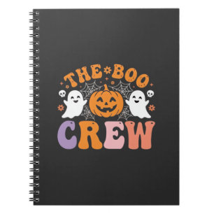Halloween Boo Crew Ghost Pumpkin Design_1 Notebook
