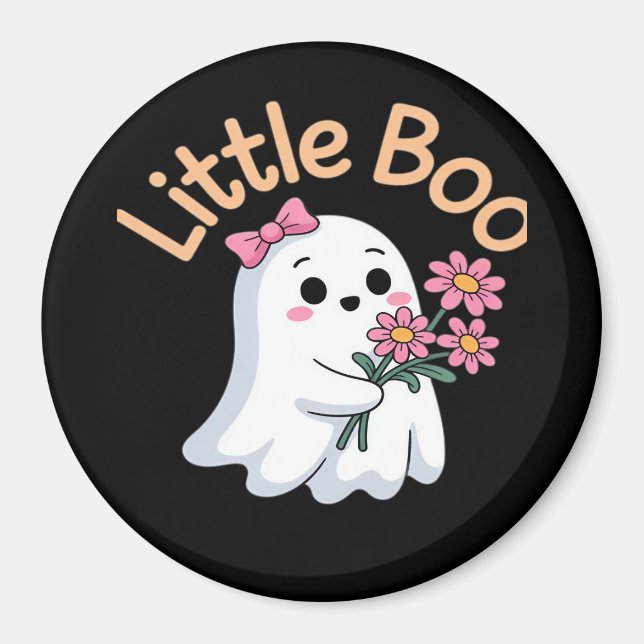 Halloween Boo Cute Family Magnet (Front)
