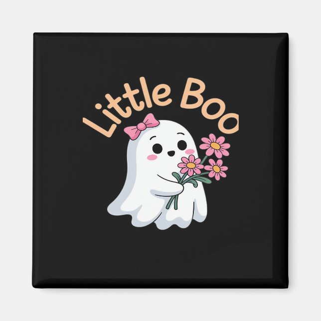 Halloween Boo Cute Family Magnet (Front)
