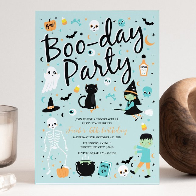 Halloween BOO-DAY Party Invitation (Creator Uploaded)