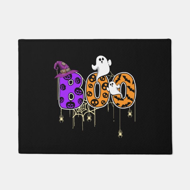 Halloween Boo                    Doormat (Front)