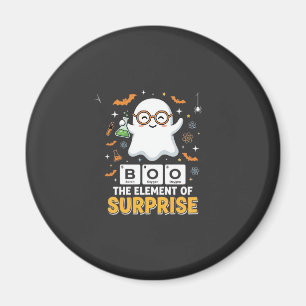 Halloween Boo Element of Surprise Ghost Design_1 Magnet