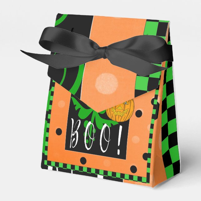 Halloween BOO Favour Boxes (Front Side)