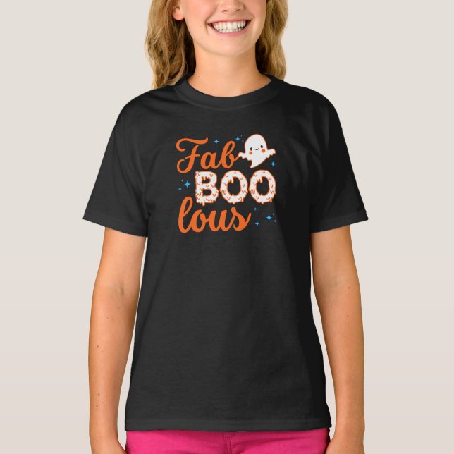 Halloween Boo Funny T-Shirt (Front)