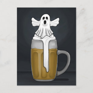 Halloween Boo Ghost Holiday Postcard