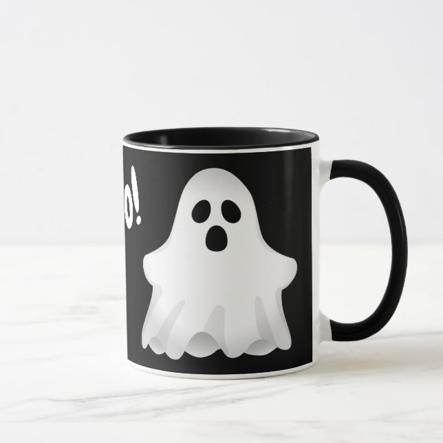 Halloween Boo Ghost Mug (Right)