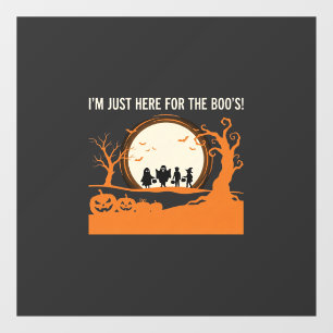 Halloween Boo Ghost Silhouette Window Cling