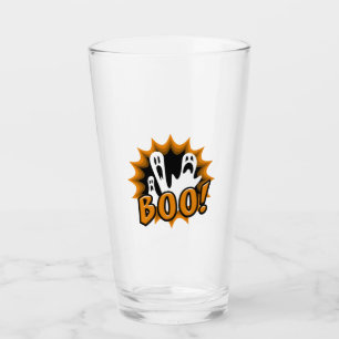 Halloween Boo! Glass