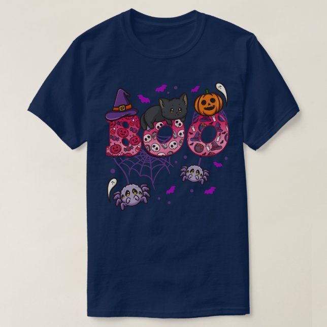 Halloween Boo Halloween Costume 2 T-Shirt (Design Front)
