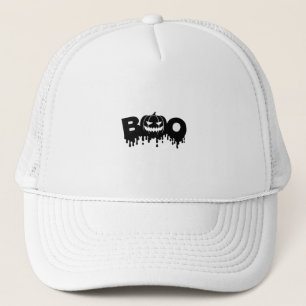 Halloween Boo, Halloween Ghost, Halloween Pumpkin Trucker Hat
