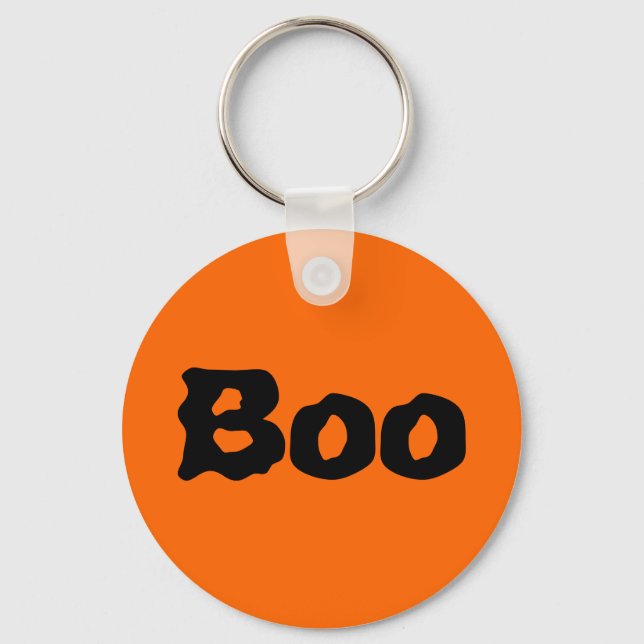 Halloween "Boo" Keychain (Front)